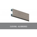Click Rail, harjatud alumiinium, 300cm