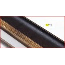 Pruun, vahatatud, kuldservaga, 89x57x27mm