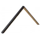 Kuld, vanutatud, lainega, must külg 15 x 27 x 13mm