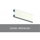 Click Rail white, valge, 200cm 